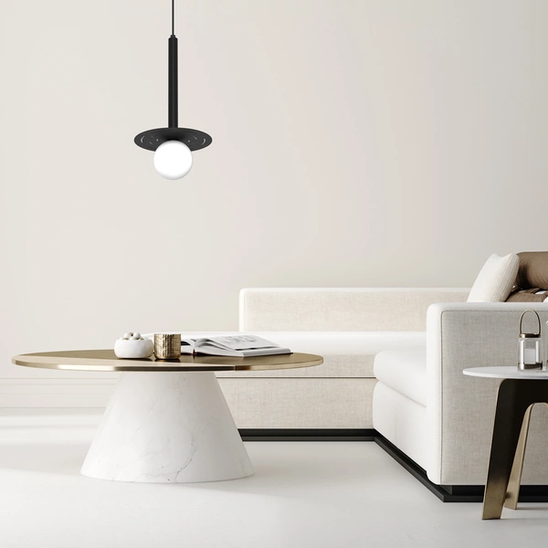 Lampa wisząca FUTURA, MLP8913, czarny/biały, 1x7W G9