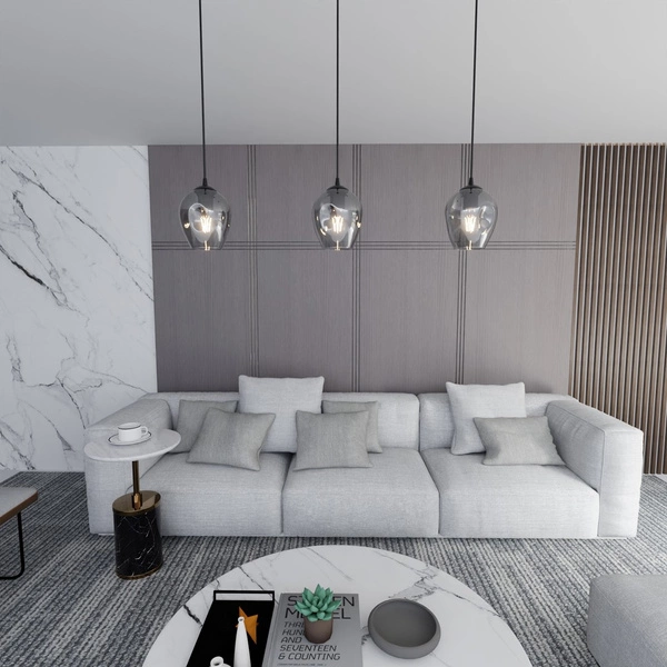 Lampa wisząca Emibig ISTAR 1 BL GRAFIT 680/1