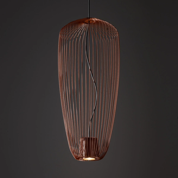 Lampa wisząca PUMPKIN S szer. 27cm wys. 200 cm GU10 R50 | Terracota 11496