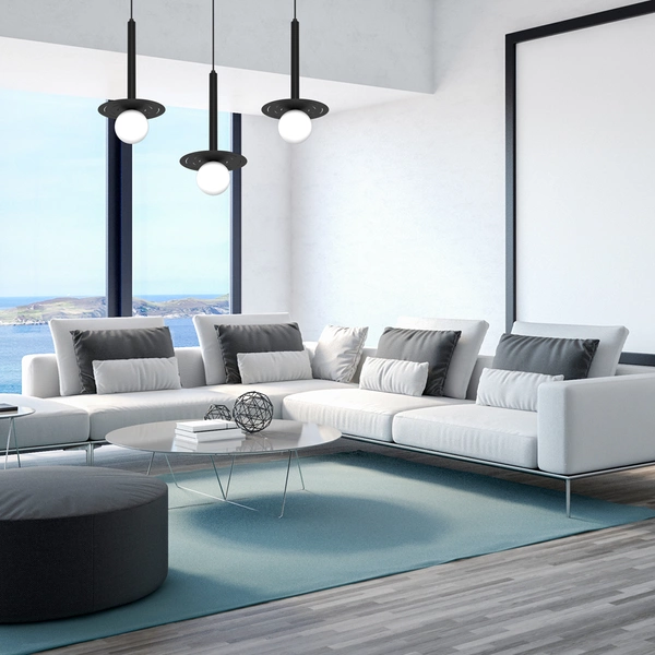 Lampa wisząca FUTURA, MLP8914, czarny/biały, 3x7W G9