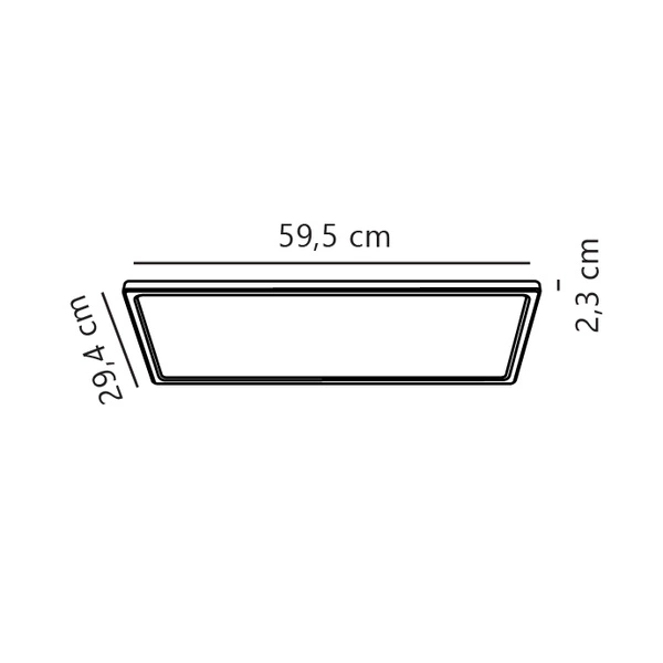 Lampa sufitowa HarlowSmar LED 2700-6500K Biała zmienna (CCT) Plastik | Biały