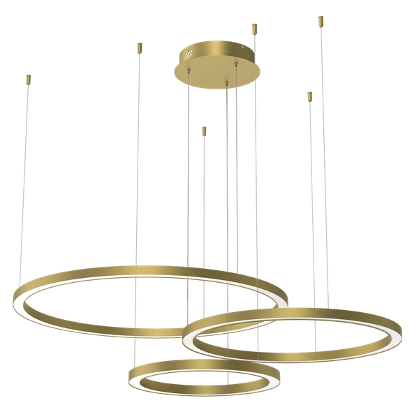 Lampa wisząca GALAXIA, ML8790, złoty mat, 85W LED, barwa ciepła 3500K