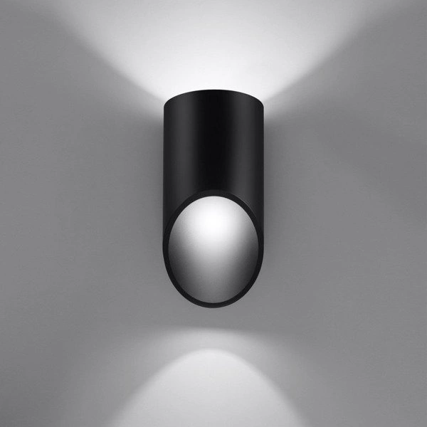 Kinkiet Sollux PENNE 20 aluminium czarny 12W LED, SL.0113