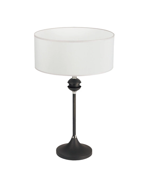 Klasyczna Lampka biurkowa KASZMIR wys. 54cm 1xE27 15W IP20 | Grafitowy