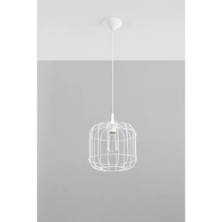 Industrialna lampa wisząca CELTA SL.0295 Biała 1xE27