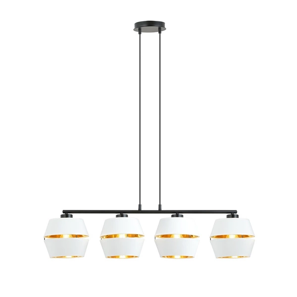 Lampa wisząca Emibig PIANO 4 Biały/GOLD 1182/4