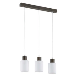 Lampa wisząca ALFA EVIC RETRO DREWNIANA 3xE27 55cm | 62321