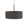 Lampa wisząca AMARELA M E27 wys.130cm szer.50cm | Czarny melanż 11659