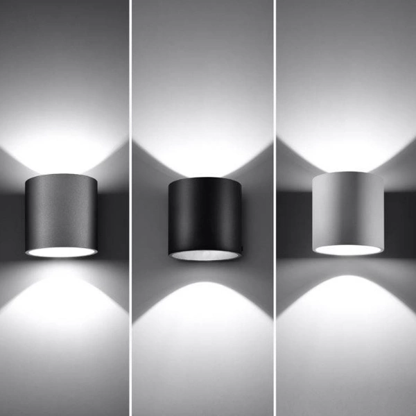 Sollux Kinkiet ORBIS 1 szary 12W LED, SL.0049