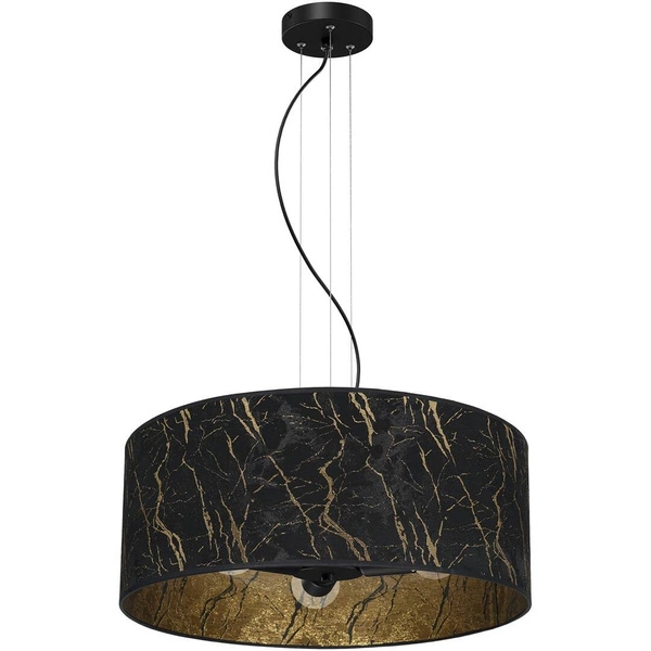 Lampa wisząca SENSO Black/Gold 3xE27 wys. 90cm | czarny złoty