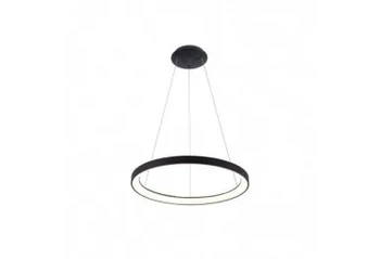 Lampa wisząca Italux Vico 48cm 38W LED barwa zmienna (CCT) | czarny