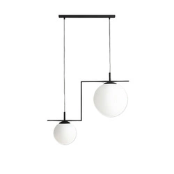 Aldex Lampa wisząca ZAC 2 minimalistyczny styl | czarny 1038H1_2