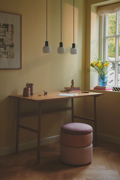 Lampa wisząca MILFORD E14 Szkło | Czarny