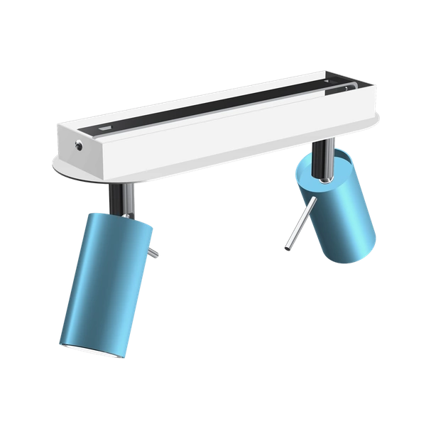 Lampa sufitowa PRESTON BLUE/WHITE 2x mini GU10