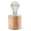 Lampa biurkowa SALGADO, SL.0674, naturalne drewno, 1x60W E27