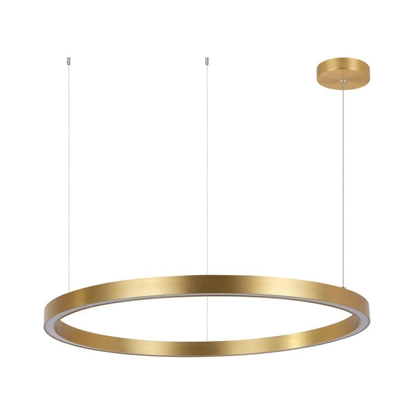 Midway lampa wisząca pierścień duża śr.80 cm 54W | złoty