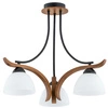 Lampa sufitowa ALFA BAFIA DREWNIANA 3xE27 46cm | 26123