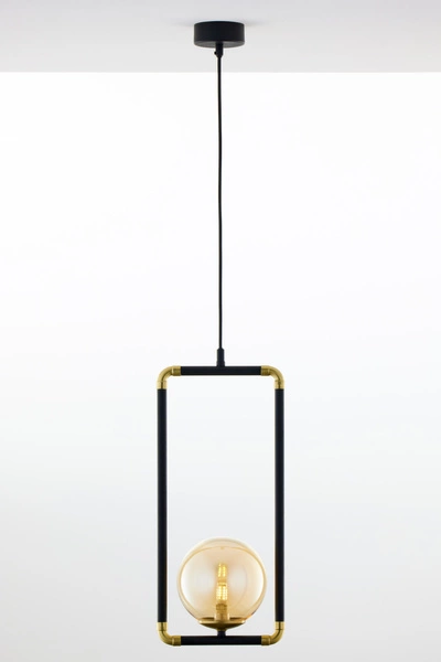 Nowoczesna Lampa wisząca ZAFRA wys. 52-120cm 1xG9 14W IP20 | Złoty