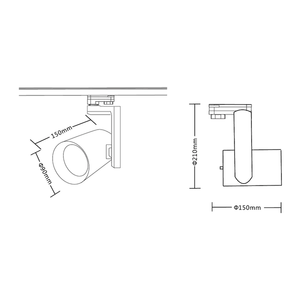 Reflektor Timor 30W 2700/4000K Biały 3 Obwodowy