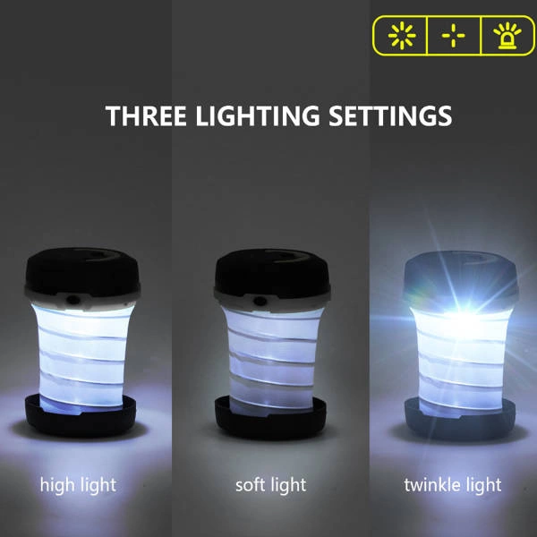 Lampka kempingowa latarka LED na baterie 1.4W 7000K