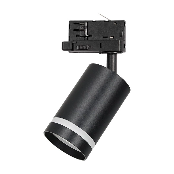 Oprawa Pipe Ring Track Czarny 1xGU10 - 3-obwodowy