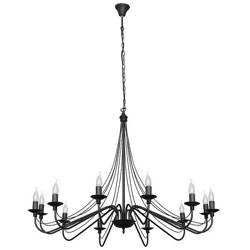 Aldex Żyrandol RÓŻA 12 397R1, czarna, 12x40W E14