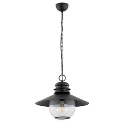 Lampa wisząca ALFA HOLLY CZARNA 1xE27 40cm | 61341