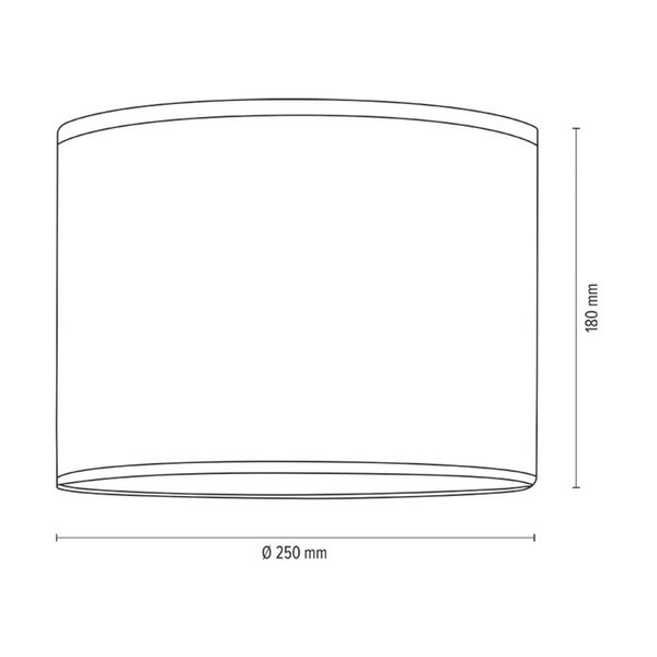 Abażur Cylinder E27 H30 Wielokolorowy Papier+PCV ze wzorem krokodyla A0440