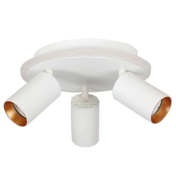 Plafon Parma 3xGU10 + 1xLED CCT biała LP-0612/3C Round WH