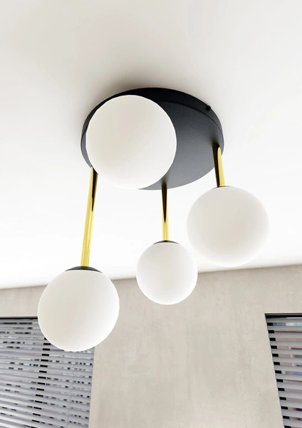 Lampa sufitowa Emibig DOLCE 4 BL OPAL 1260/4