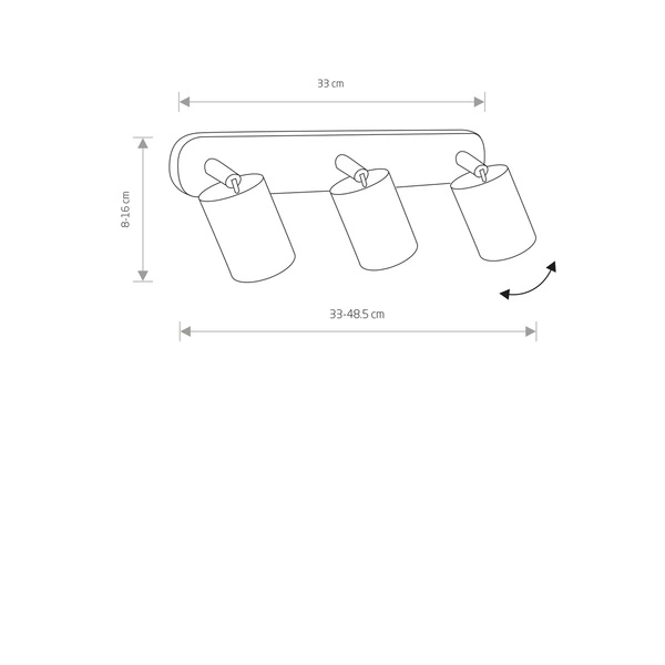EYE SPOT GRAPHITE III 33cm 6136