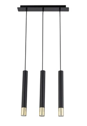 Lampa Sigma SOPEL GRAND 3 czarny/złoty lampa wisząca 33395