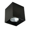 Lampa sufitowa SQUARE czarny kwadrat 8,2cm