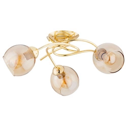 Lampa sufitowa ALFA EMPORA ZŁOTA 3xE27 56cm | 62379