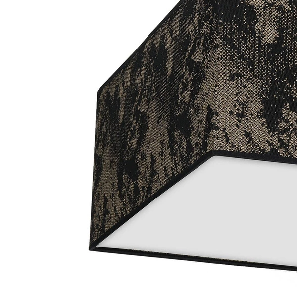 Lampa sufitowa SATINO, 50cm, czarny/złoty, 3x60W E27, MLP7315