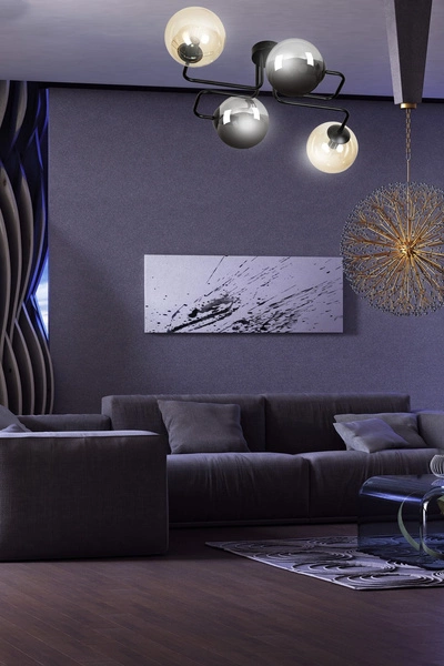 Lampa sufitowa Emibig BRENDI 4 BL MIX 2 843/4M2