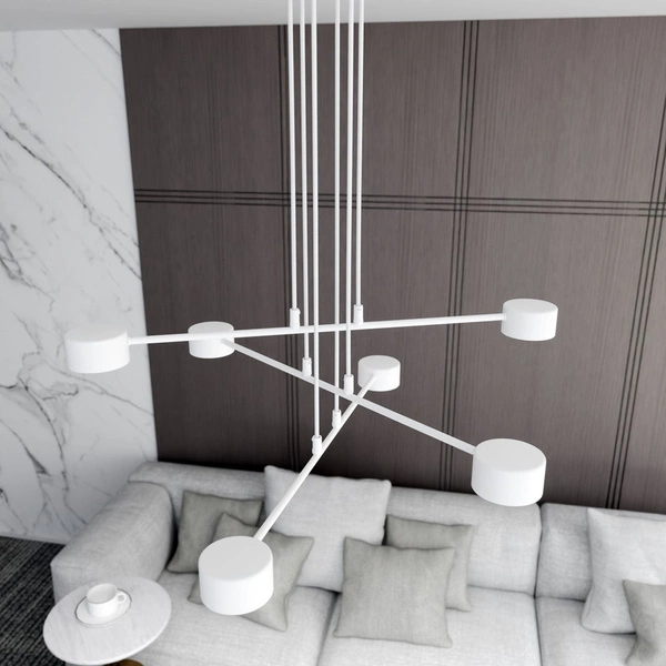 Lampa wisząca Emibig MODUS 6 Biały 1340/6