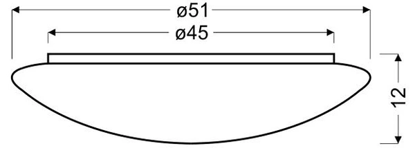 SKY EFECT 2 LAMPA SUFITOWA PLAFON 51 1X16W LED 6500K