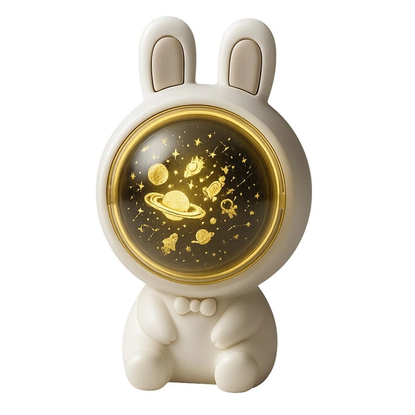 Lampka dziecięca projektor KOSMONAUTA