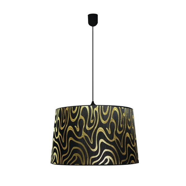 Lampa wisząca TIGER 40 cm 31-94455 czarno-złota 1x60W E27