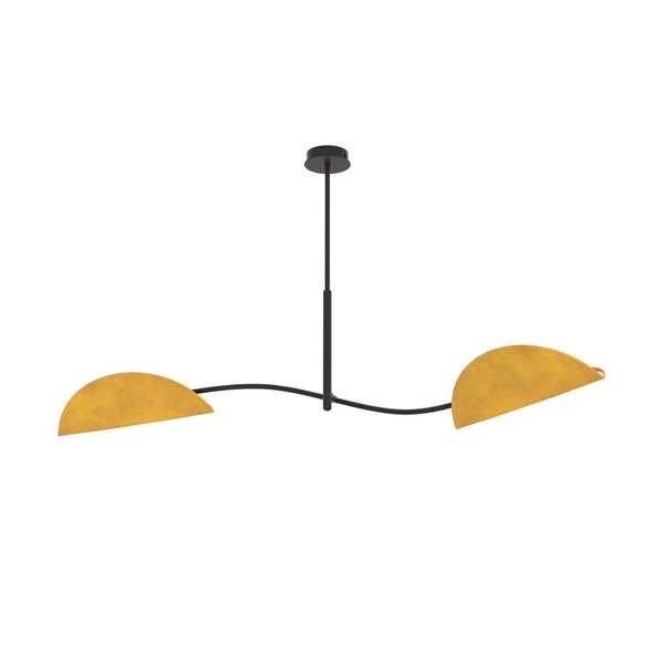 Lampa sufitowa Emibig LOTUS 2 BL MUSTARD 1460/2