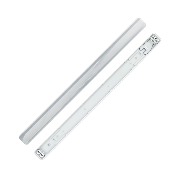 ZESTAW OPRAWA HERMETYCZNA 2x120cm POD ŚWIETLÓWKĘ LED + 2x ŚWIETLÓWKI LED 18W 120CM 4000K