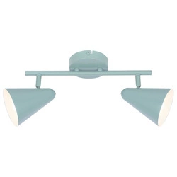 Nowoczesna lampa sufitowa AMOR listwa 92-63335 szary mat 2xE14