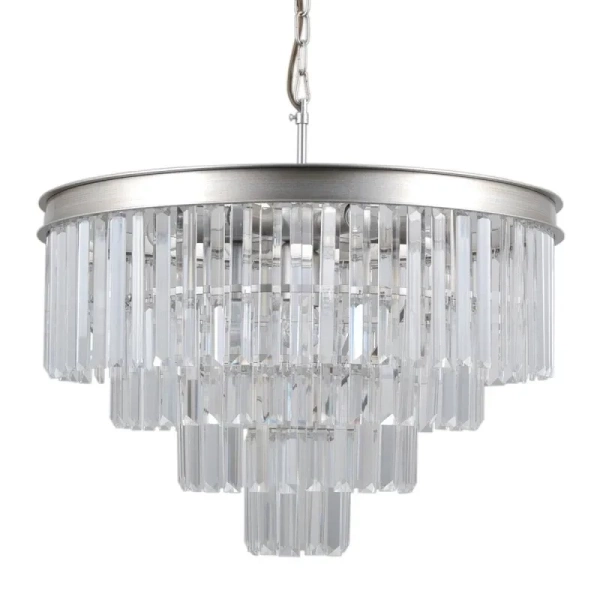 Lampa wisząca Italux Verdes PND-44372-8A-SLVR-BRW