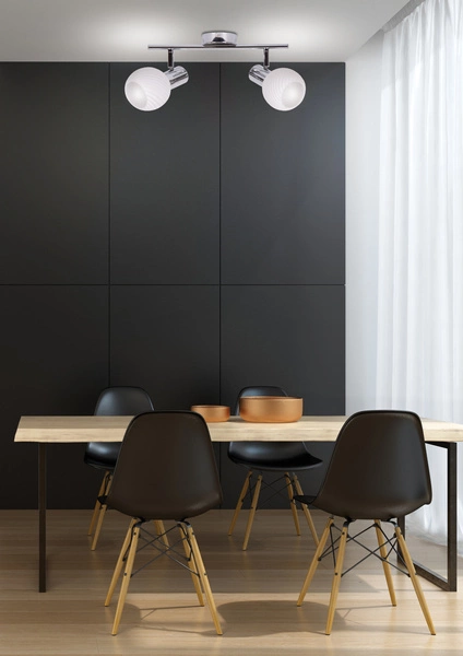 Lampa sufitowa TURNO listwa 92-94202 chrom 2xE14