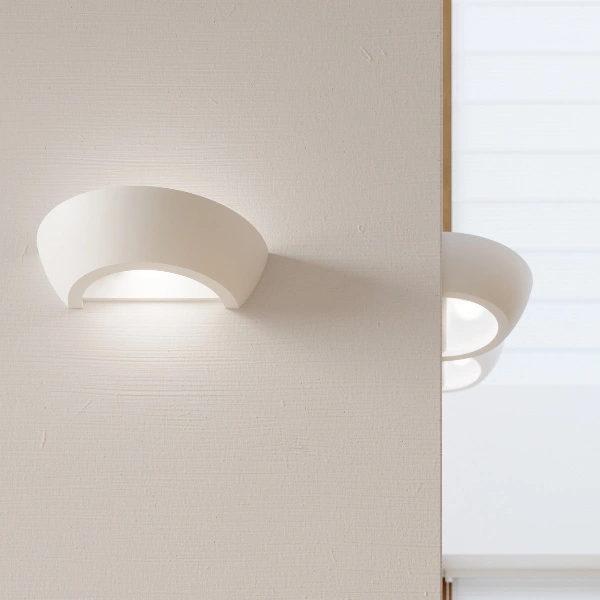 Kinkiet Ceramiczny OSKAR SL.0160 biały 1xE27