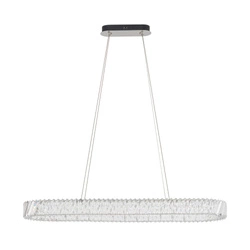 Lampa wisząca LUXORA OVAL LED 40W 3000K 3600lm wys.120cm szer.35cm dług.120cm | 11707