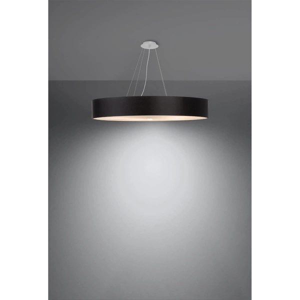 Lampa wisząca SKALA SL.0806, 90cm, czarna, 6x60W E27