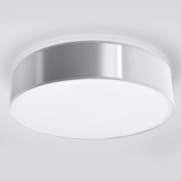 Plafon ARENA PVC Stal szary 15W LED, SL.0128