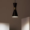 Lampa Wisząca złoto-czarna Abruzzo Salvatore Variant E27